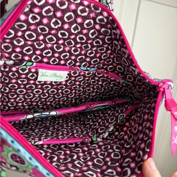 NWT Vera Bradley Cupcake Pink Little Betsy Purse Retired Tote Bag - Picture 7 of 7